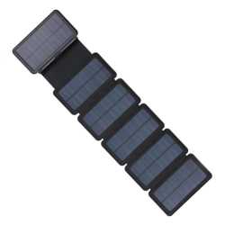 Sandberg (420-73) 7.5W 6-Panel Solar Powerbank, 20000mAh, 1x USB-C, 2x USB-A, Power-Through, IPX4, Flashlight, Foldable, 5 Year 