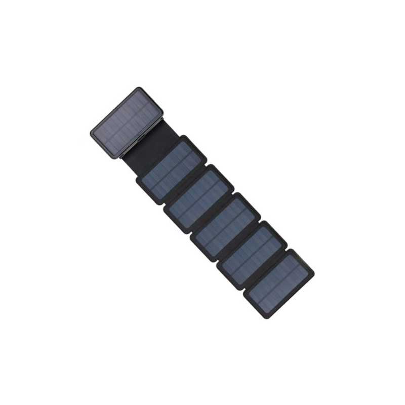 Sandberg (420-73) 7.5W 6-Panel Solar Powerbank, 20000mAh, 1x USB-C, 2x USB-A, Power-Through, IPX4, Flashlight, Foldable, 5 Year 