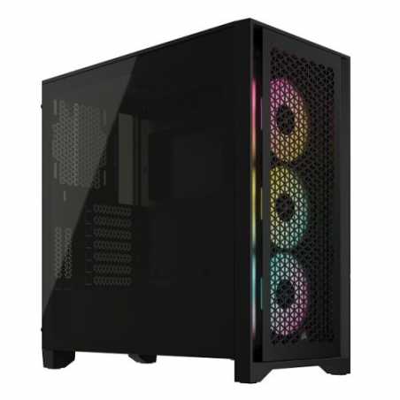 Corsair iCUE 4000D RGB AIRFLOW Gaming Case w/ Glass Window, E-ATX, 3x AF120 RGB Fans, High-Airflow Front, USB-C, RGB Controller,