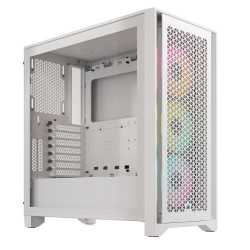Corsair iCUE 4000D RGB AIRFLOW Gaming Case w/ Glass Window, E-ATX, 3x AF120 RGB Fans, High-Airflow Front, USB-C, RGB Controller,