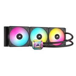 Corsair iCUE H170i ELITE CAPELLIX XT 420mm RGB Liquid CPU Cooler, AF RGB ELITE Fans, 33 LED Pump Head, iCUE Controller Included,