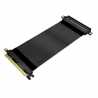 AKASA AK-CBPE01-20B RISER BLACK X2 PCIe 3.0 x16 Riser Cable, 180 Degree PCIe 3.0 x16 (F) to 180 Degree PCIe 3.0 x16 (M), 0.2m, B