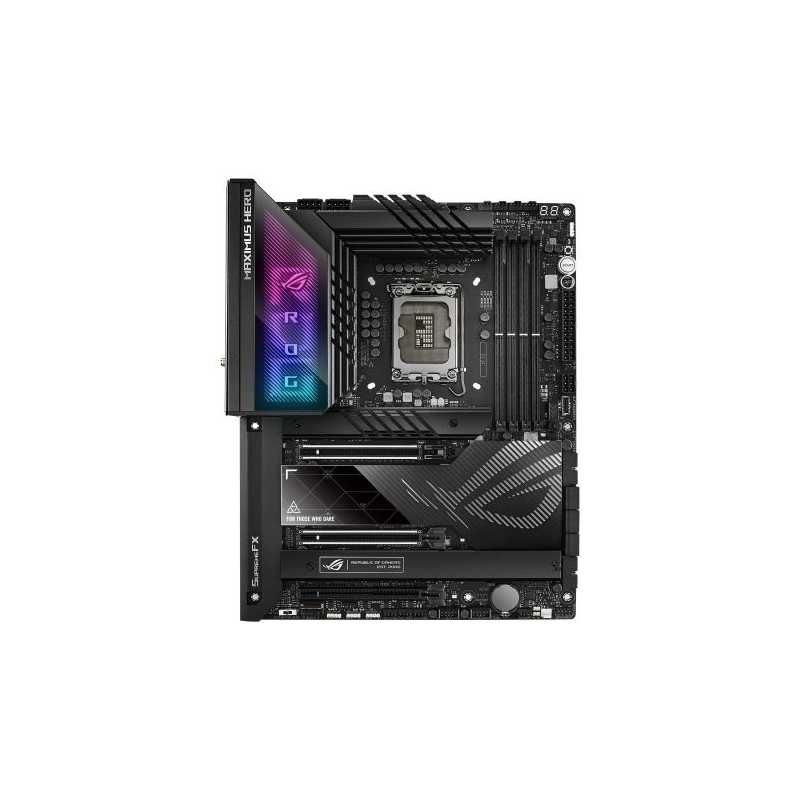 Asus ROG MAXIMUS Z790 HERO, Intel Z790, 1700, ATX, 4 DDR5, HDMI, 2 Thunderbolt, Wi-Fi 6E, 2.5G LAN, PCIe5, Hyper M.2 Card, RGB, 