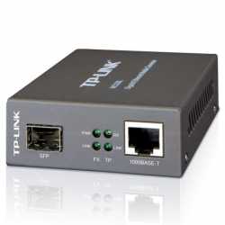 TP-LINK (MC220L) Gigabit SFP Media Converter, 1000M RJ45 to 1000M SFP, 0.55km/10km