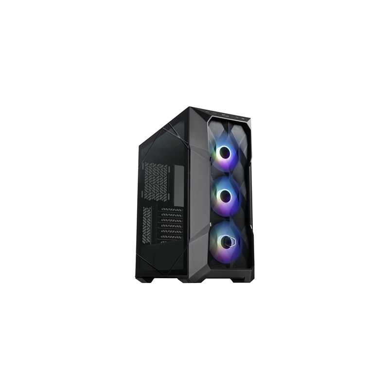 COOLER MASTER MasterBox TD500 Mesh V2 Case, Black, Mid Tower, 2 x USB 3.2 Gen 1 Type-A / 1 x USB 3.2 Gen 2 Type-C, Tool-Free Cry