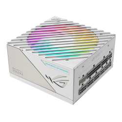 Asus 850W ROG LOKI SFX-L Platinum White Edition PSU, Small Form Factor, Fully Modular, 80+ Platinum, 0dB Fan Button, RGB, ATX-to