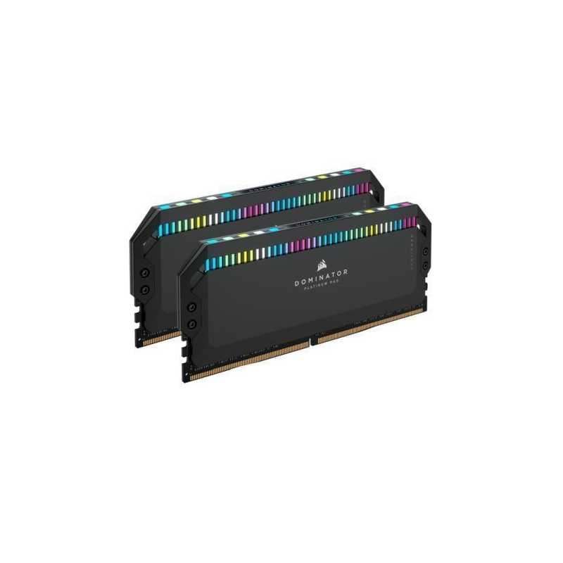 Corsair Dominator Platinum RGB 64GB Kit (2 x 32GB), DDR5, 6000MHz (PC5-48000), CL40, 1.35V, XMP 3.0, PMIC, DIMM Memory