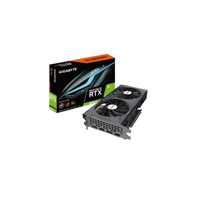 Gigabyte Nvidia GeForce RTX 3060 Ti EAGLE OC 8GB LHR Dual Fan RGB Graphics Card