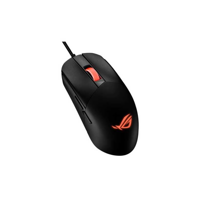 Asus ROG Strix Impact III RGB Ultralight Gaming Mouse, USB, Up to 12000 DPI, Semi-Ambidextrous, Near-Zero Click Latency