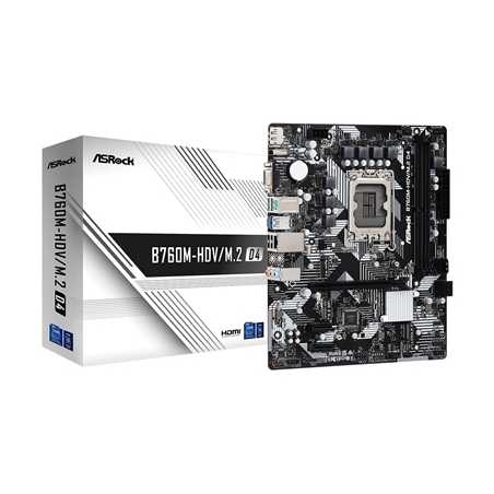 ASRock B760M-HDV/M.2 D4 Motherboard