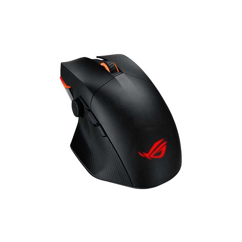 Asus ROG Chakram X Origin Gaming Mouse, Wired/Wireless/Bluetooth, 36000 DPI, Programmable Joystick, RGB Lighting