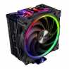 Akasa Soho H4 Plus ARGB Heatsink & Fan, Intel & AMD Sockets, 4-Heatpipe, Hydro Dynamic PWM Fan, Optimised Footprint, 185W TDP