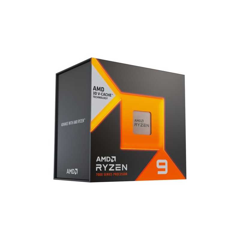AMD Ryzen 9 7900X3D CPU, AM5, 4.4GHz (5.6 Turbo), 12-Core, 120W, 140MB Cache, 5nm, 7th Gen, Radeon Graphics, NO HEATSINK/FAN