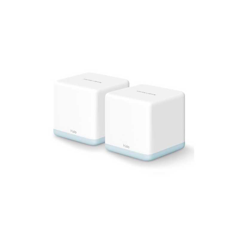 Mercusys (HALO H30) Whole-Home Mesh Wi-Fi System, 2 Pack, Dual Band AC1200, 2x 10/100 LAN on each Unit, AP Mode