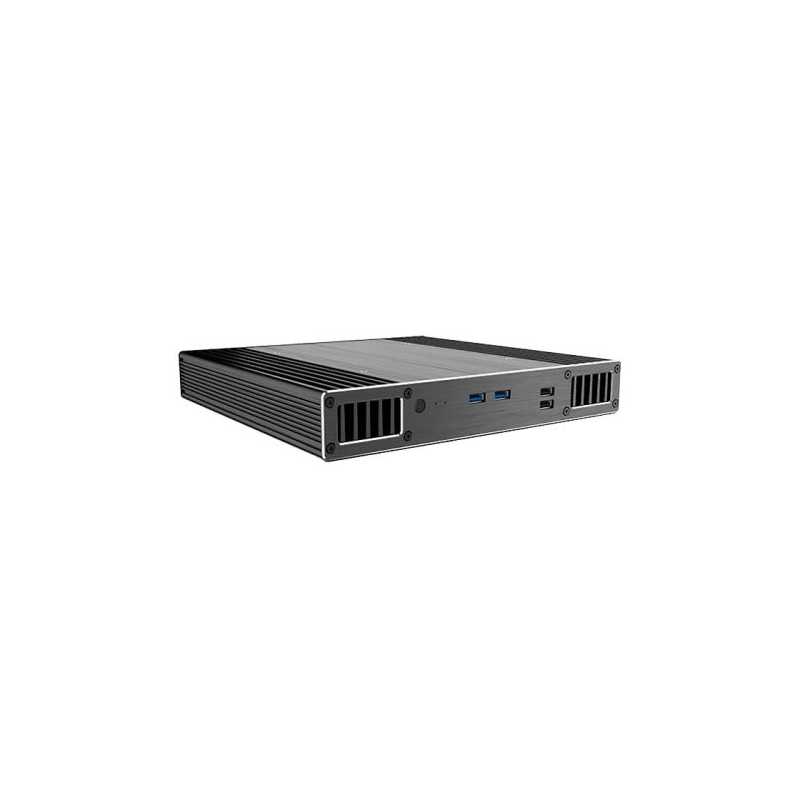 Akasa Plato TN Slim Fanless Case for 11th Gen Intel NUC boards, VESA Mounting, 2.5" SATA HDD/SSD