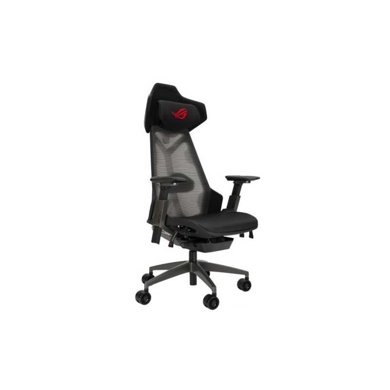 Asus ROG Destrier Ergo Gaming Chair, Cyborg-Inspired Design, Versatile Seat Adjustments, Mobile Gaming Arm Support, Acoustic Pan