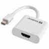 Sandberg Mini DisplayPort Male to HDMI Female Converter Cable, White, 5 Year Warranty