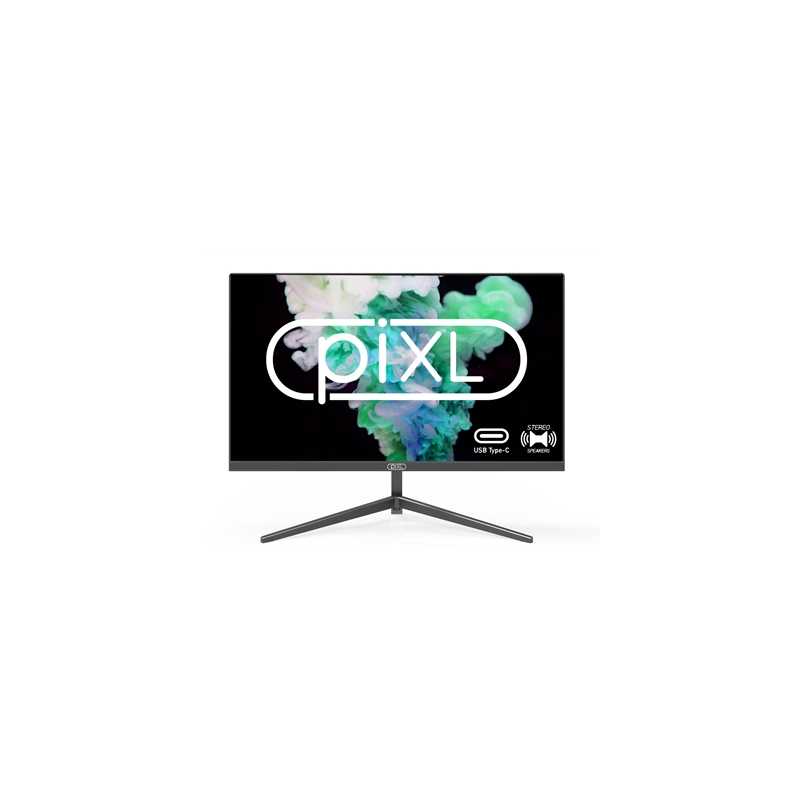 piXL PX24IPUHDS 24 Inch Frameless IPS Monitor, Widescreen LCD Panel, 5ms Response Time, 75Hz Refresh Rate, Full HD 1920 x 1080, 