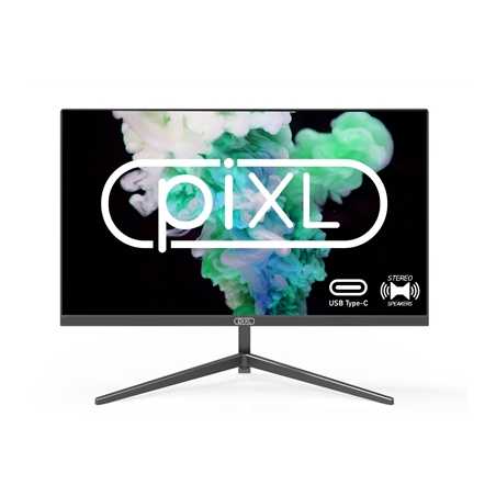 piXL PX24IPUHDS 24 Inch Frameless IPS Monitor, Widescreen LCD Panel, 5ms Response Time, 75Hz Refresh Rate, Full HD 1920 x 1080, 