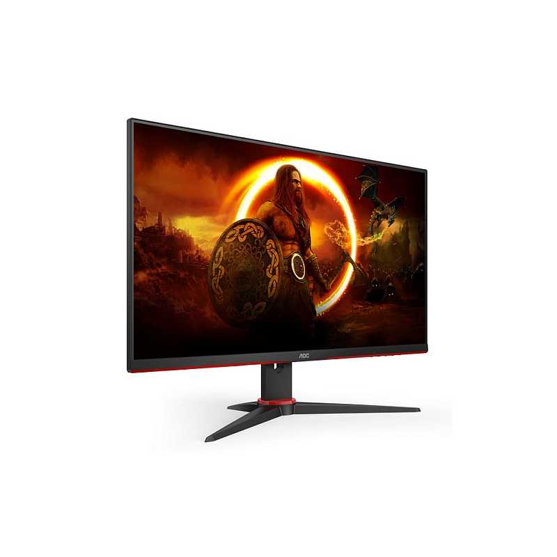 AOC 23.8" 3-Side Frameless Gaming Monitor (24G2SAE/BK), 1920 x 1080, 1ms, VGA, HDMI, DP, 165Hz, FreeSync, 6 Game Modes, VESA