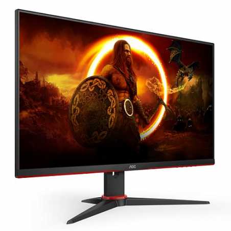 AOC 23.8" 3-Side Frameless Gaming Monitor (24G2SAE/BK), 1920 x 1080, 1ms, VGA, HDMI, DP, 165Hz, FreeSync, 6 Game Modes, VESA