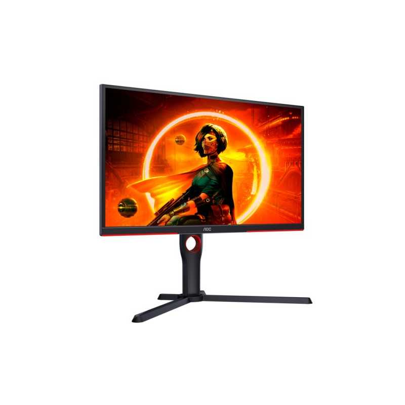 AOC 24.5" 3-Side Frameless Gaming Monitor (25G3ZM/BK), 1920 x 1080, 0.5ms, 2   HDMI, DP, 240Hz, FreeSync, 6 Game Modes, VESA