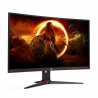 AOC 23.6" 3-Side Frameless Curved Gaming Monitor (C24G2AE/BK), 1920 x 1080, 1ms, VGA, HDMI, DP, 165Hz, FreeSync, 6 Game Modes, 