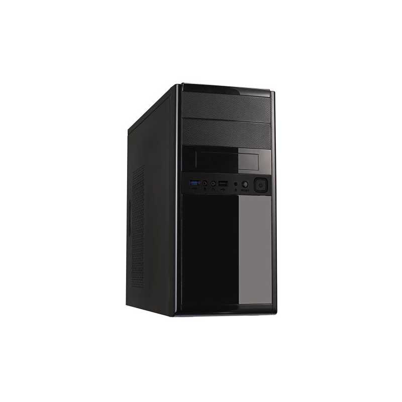 Spire 1016 V2 Micro ATX Case, 500W, Rear Fan, Front USB 3.0 & USB 2.0, Piano Black