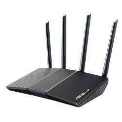 Asus RT-AX57 (AX3000) Wireless Dual Band Gaming Wi-Fi 6 Extendable Router, WPA3, Instant Guard VPN, AiMesh Support, BSS Colourin
