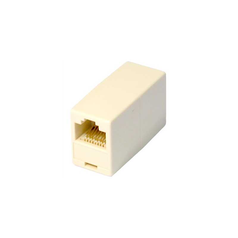 RJ45 (F) to RJ45 (F) White OEM Coupler Adapter RJ45 (F) to RJ45 (F) White OEM Coupler Adapter
