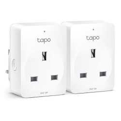 TP-LINK (TAPO P110 2-Pack) Mini Smart Wi-Fi Socket, Remote Access, Scheduling, Away Mode, Voice Control, Energy Monitoring