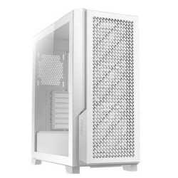 Antec P20C White Gaming Case w/ Glass Window, E-ATX, Large Mesh Front, Dust Filters, 3 PWM Fans, USB-C 3.2 Gen2