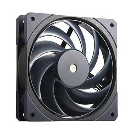 Cooler Master Mobius 120 OC High Performance Interconnecting Ring Blade Fan, PWM Fan Speed Cable Toggle, Metal Motor Hub, Double