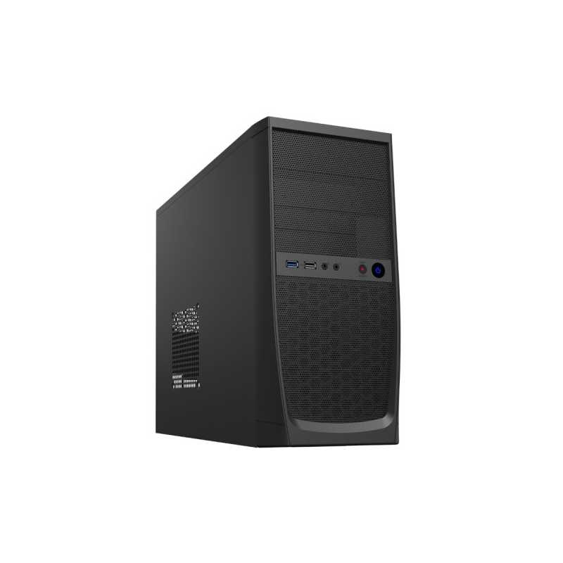 Spire Elite Micro ATX Case, 500W, Front USB 3.0, 8cm Fan, Mesh Front, Black