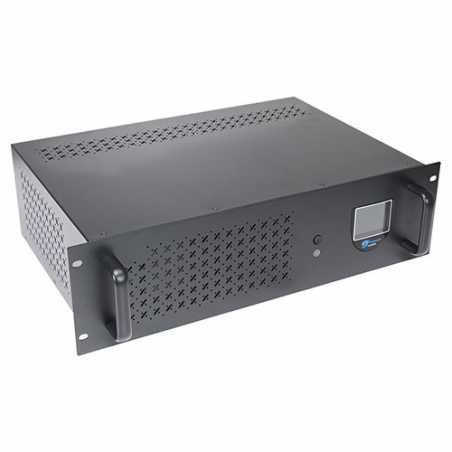 Powercool Off-Line 1200VA 3U Rackmountable UPS, 720W, AVR Energy Saving, DC Cold Start, Alarm, 1x UK Socket, 4 x IEC, 2x RJ45, 1