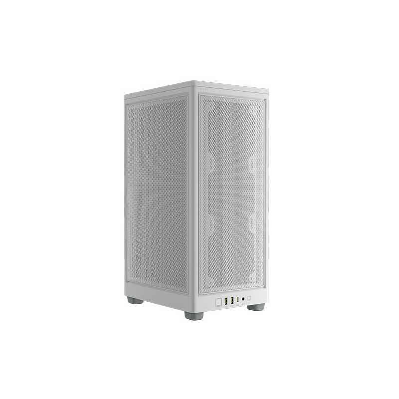 Corsair 2000D Airflow Mini ITX Gaming Case, Steel Mesh Panels, Up to 8x Fans, Triple-Slot GPU Support, USB-C, Requires SFX/SFX-L