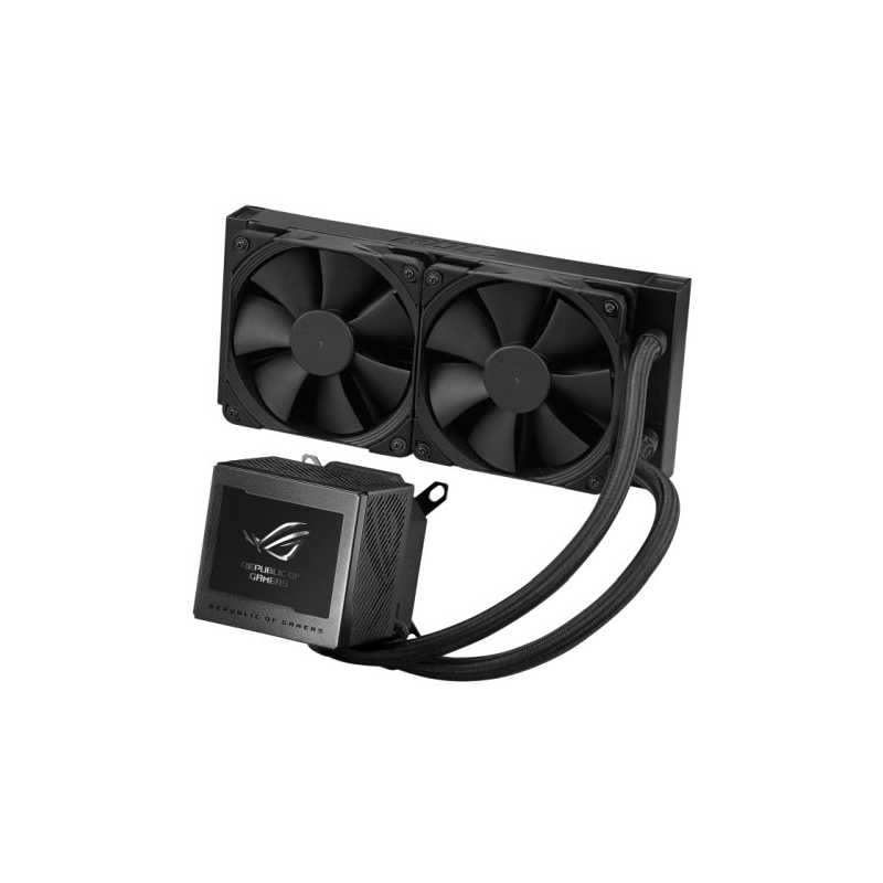 Asus ROG Ryujin III 240mm Liquid CPU Cooler, 2x 12cm PWM Noctua Fans, Full Colour Customisable LCD Display