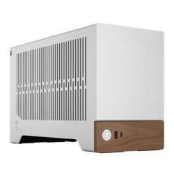 Fractal Design Terra Silver SFF PC Case, Mini ITX, Walnut Front, Anodized Aluminium Exterior, 322mm GPU Support, Requires SFX/SF