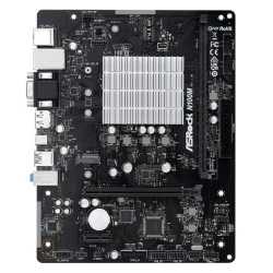 Asrock N100M, Integrated Intel Quad-Core N100, Micro ATX, 1 DDR4, VGA, HDMI, DP, 1x M.2
