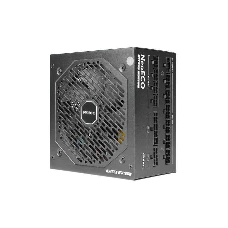 Antec 1000W NeoECO NE1000GM PSU, Fully Modular, FDM Fan, 80+ Gold, ATX 3.0, PCIe 5.0, Zero RPM Manager, Compact Design