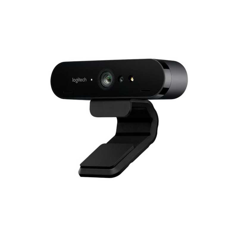 Logitech BRIO 500 4K UHD 13MP HDR Webcam, USB-A, Light Correction, Privacy Shutter, Noise-Cancelling Mics, Windows Hello Support