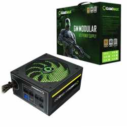 GAMEMAX GM600 600W PSU, 140mm Ultra Silent Fan, 80 PLUS Bronze, Semi-Modular, Flat Black Cables