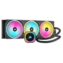Corsair iCUE LINK H170i 420mm RGB Liquid CPU Cooler, QX140 RGB Magnetic Dome Fans, 20 LED Pump Head, iCUE LINK Hub Included, Bla