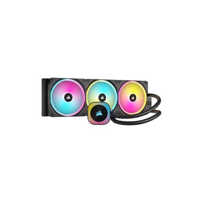 Corsair iCUE LINK H170i 420mm RGB Liquid CPU Cooler, QX140 RGB Magnetic Dome Fans, 20 LED Pump Head, iCUE LINK Hub Included, Bla