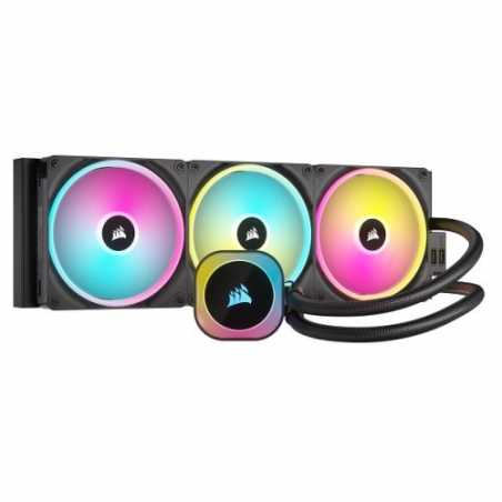 Corsair iCUE LINK H170i 420mm RGB Liquid CPU Cooler, QX140 RGB Magnetic Dome Fans, 20 LED Pump Head, iCUE LINK Hub Included, Bla