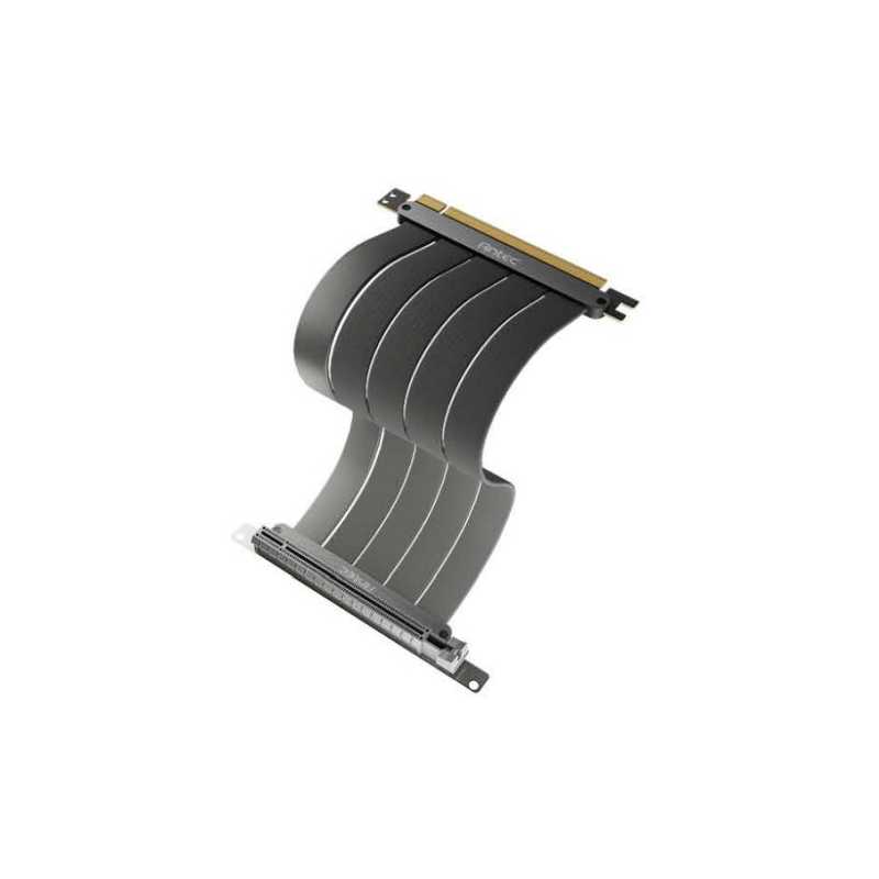 Antec 200mm PCIe 4.0 Riser Cable, 180° Mount, Black
