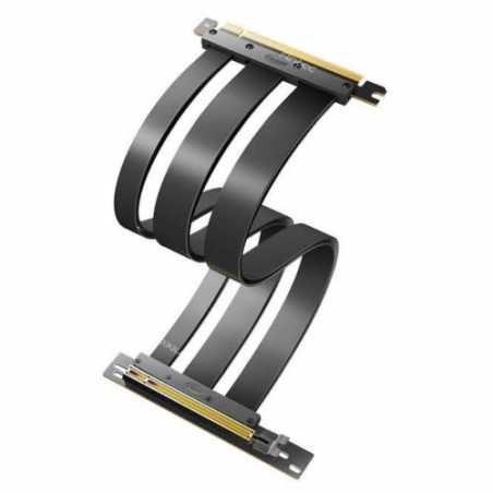 Antec 300mm PCIe 4.0 Riser Cable, 180° Mount, Black