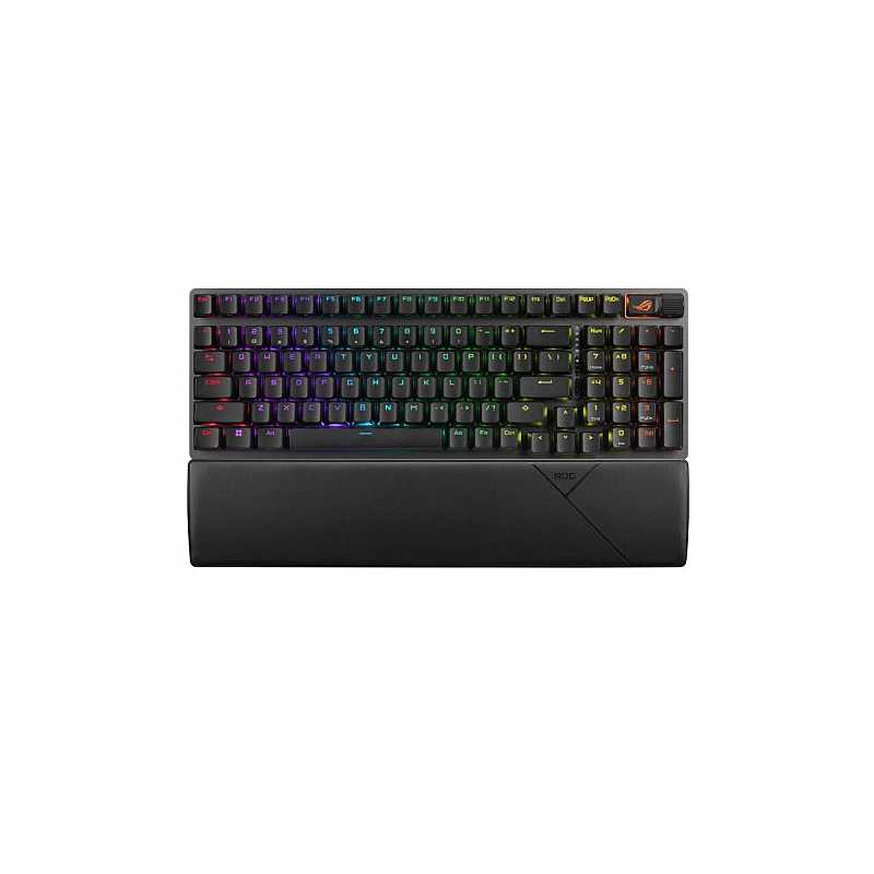 Asus ROG STRIX SCOPE II 96 Wireless Mechanical RGB Gaming Keyboard, 96% Layout, Streamer Hotkeys, Multifunction Controls, Sound-