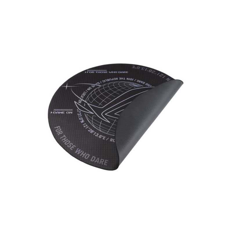 Asus ROG Cosmic Polyester Floor Mat, Space-Themed, Non-Slip Base, 117cm Diameter