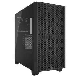 Corsair 3000D Airflow Gaming Case w/ Glass Window, ATX, 2x SP120 Fans, GPU Cooling, 4-Slot GPU Support, High-Airflow Front, Blac